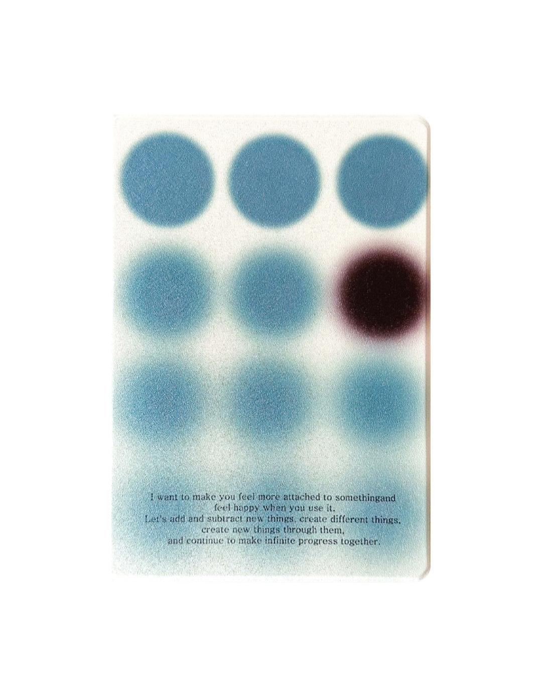 Spread Dot White iPad Case (Blue+Black)