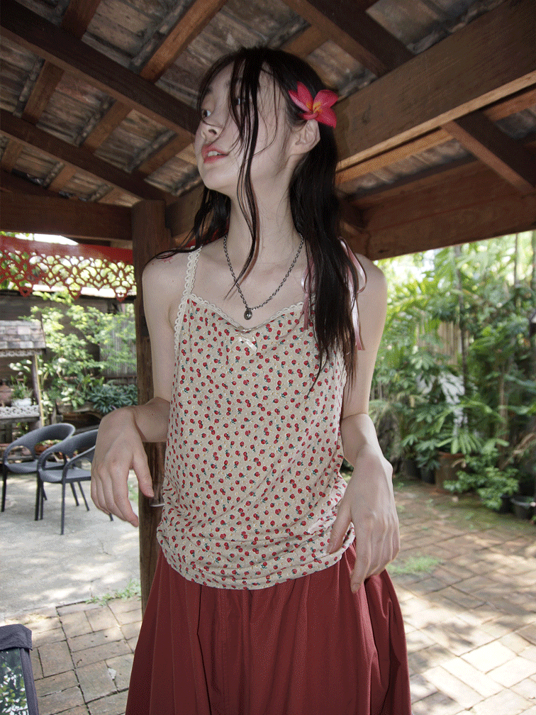 [9hope] fruit sleeveless