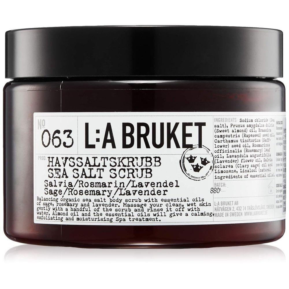 라브루켓 L:A BRUKET 씨솔트 스크럽 63 세이지 로즈마리 라벤더 350ml 천연