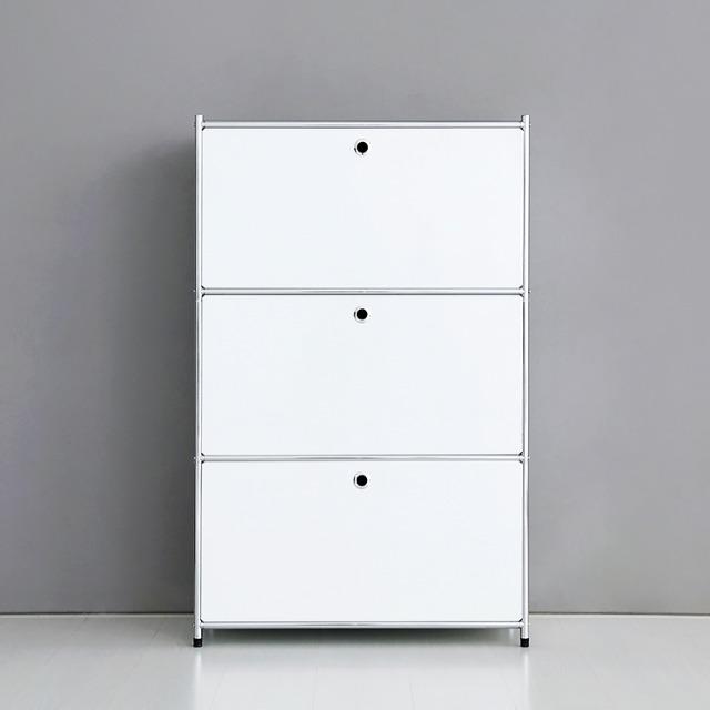 마켓비 SIMPLIE 3단 수납장 BC020 화이트 5351.7481 당일발송