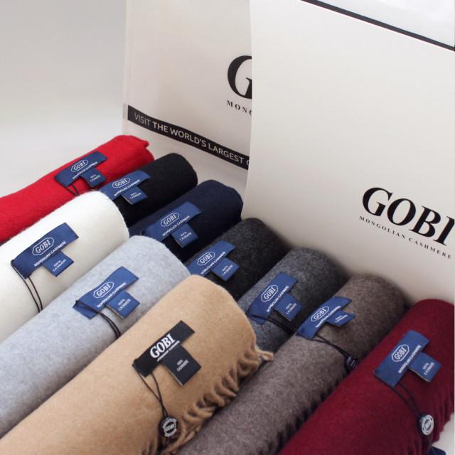 GOBI 고비 캐시미어 머플러 베이직/몽골캐시미어100 남자 여자 목도리 커플 설날 선물