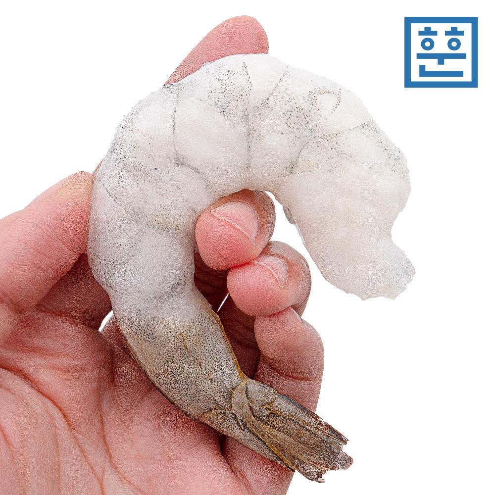 칵테일새우 1kg (실중량 900g) 생 새우살, 냉동 특대 깐새우, 감바스용도