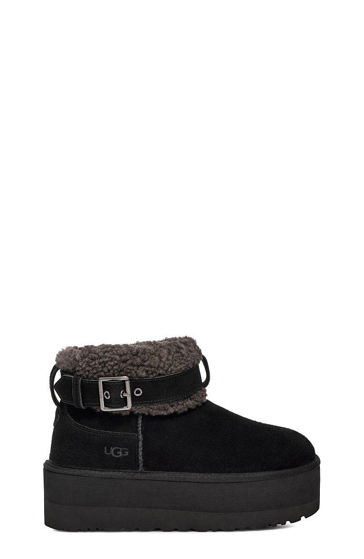 [for women] 스웨이드 벨티드 부츠 (울트라 미니 벨티드 롤러)