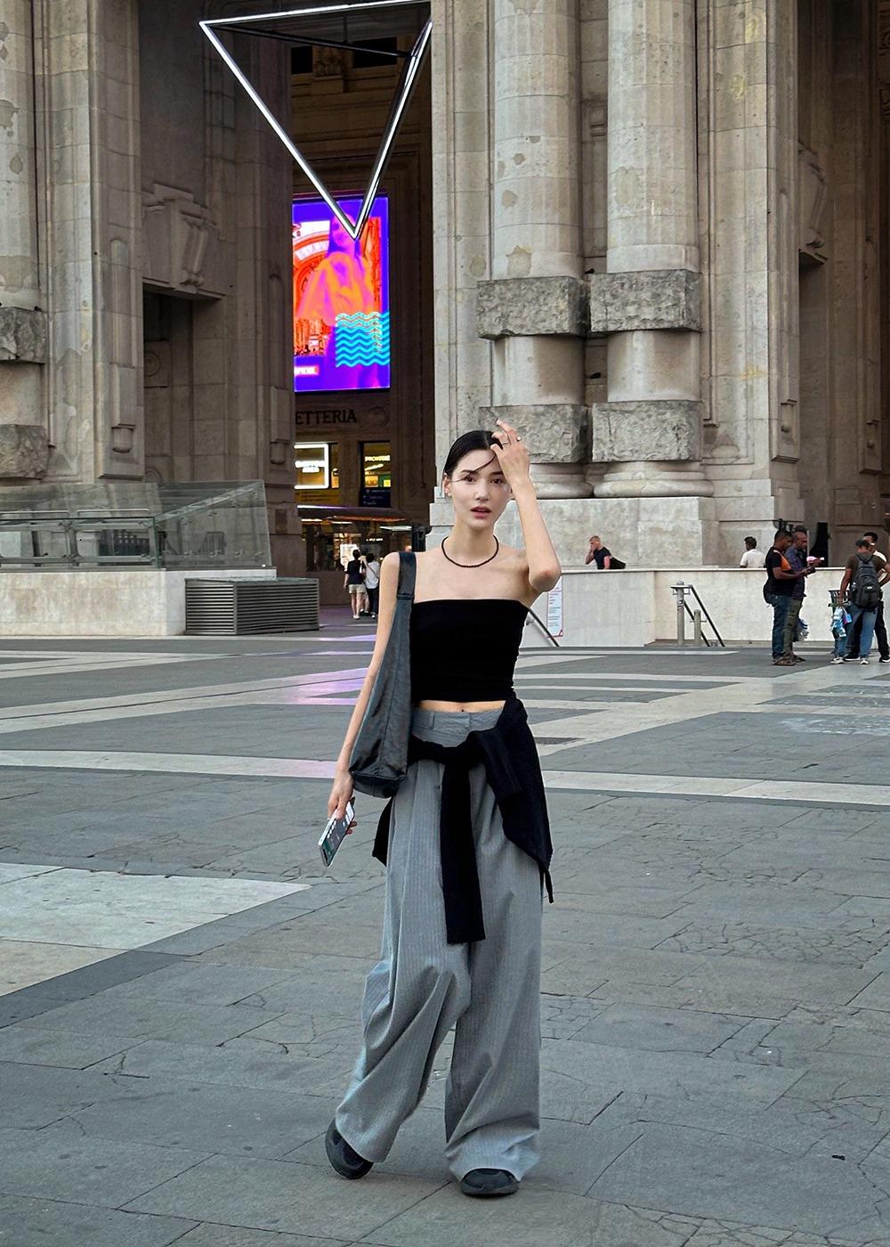 헤이크 더블 로우 슬랙스 (2color) 14689