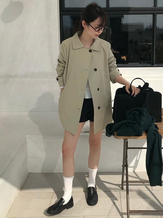 다이닝 하프 트렌치 코트 ( 2 colors )