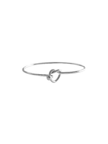 Heart Knot Bangle