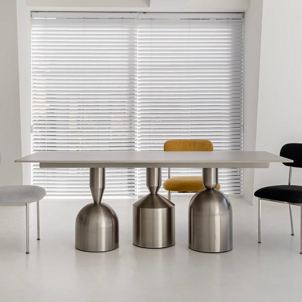 퓨어 dining table / dual porcelain