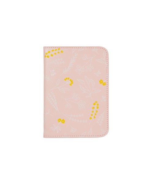 BOTANICAL PASSPORT CASE_Pink garden