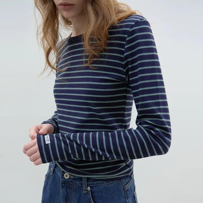 [7차] Stripe t-shirt (navy)