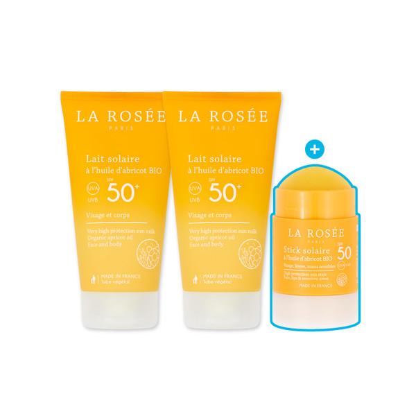 라로제 클린 선크림 SPF50+ PA++++ 150ml 더블세트 (+ 선스틱 18g 추가 증정)