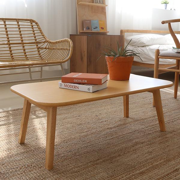 코이 접이식 사각 원형 거실 소파 테이블 900/1100