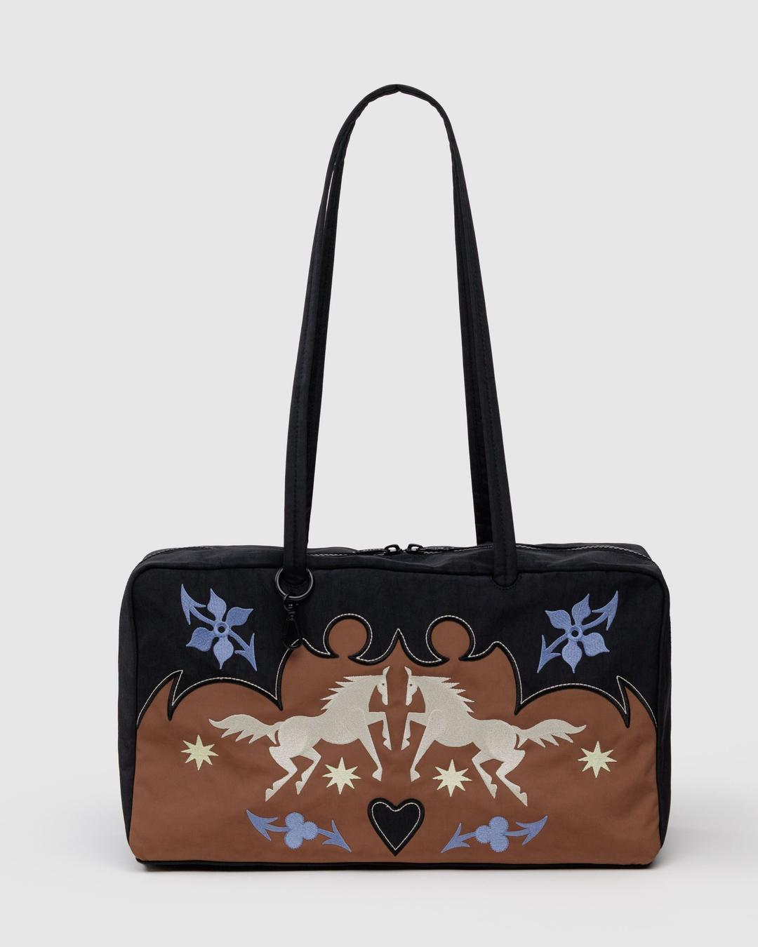 Medium Nylon Bowler Bag
