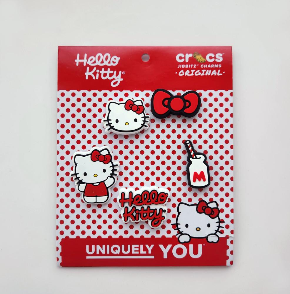 크록스 지비츠 헬로 키티 세트