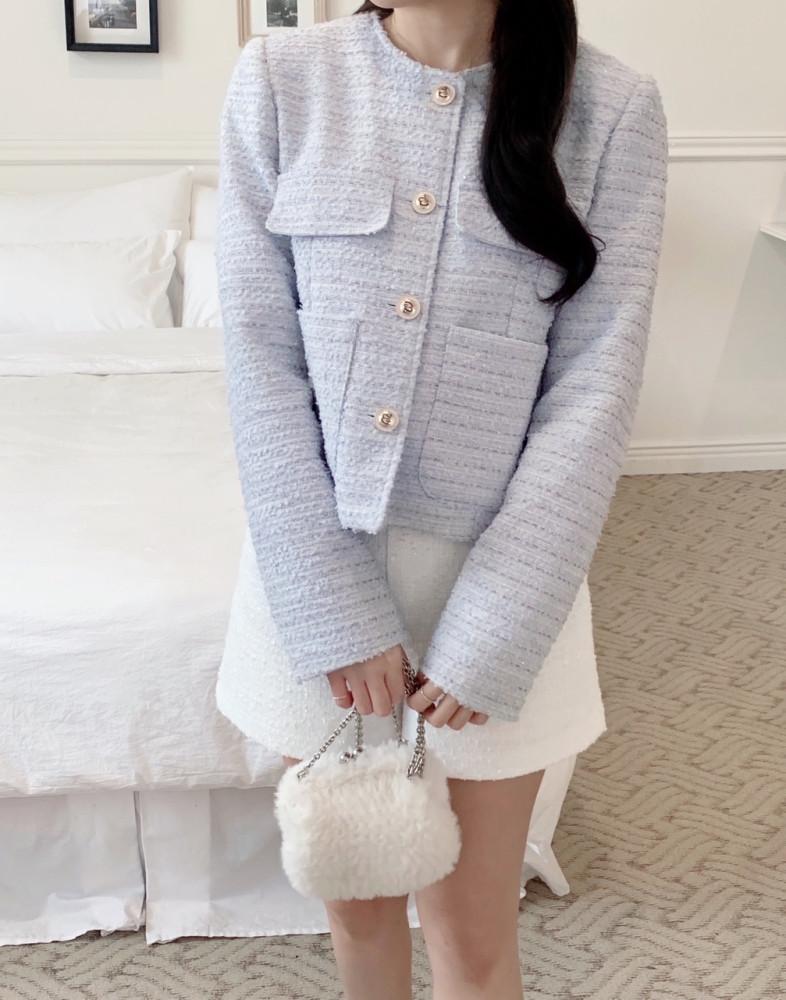 Sense tweed jk 고퀄 소라 트위드 자켓