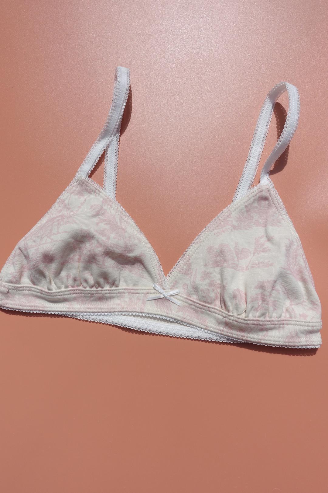 French Toile  // Harper Bralette - XS
