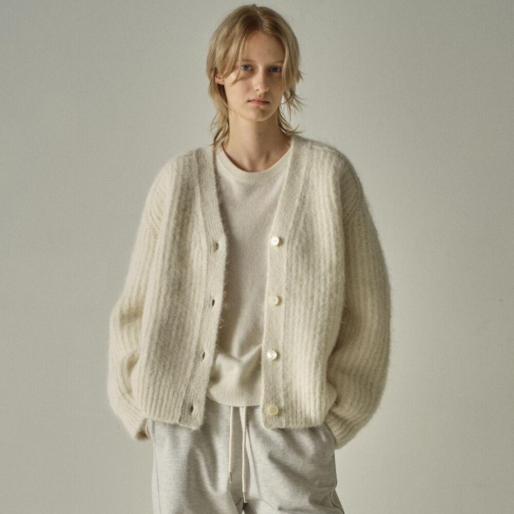 [3차 12/8예약배송] 알파카 클라우드 가디건_ivory