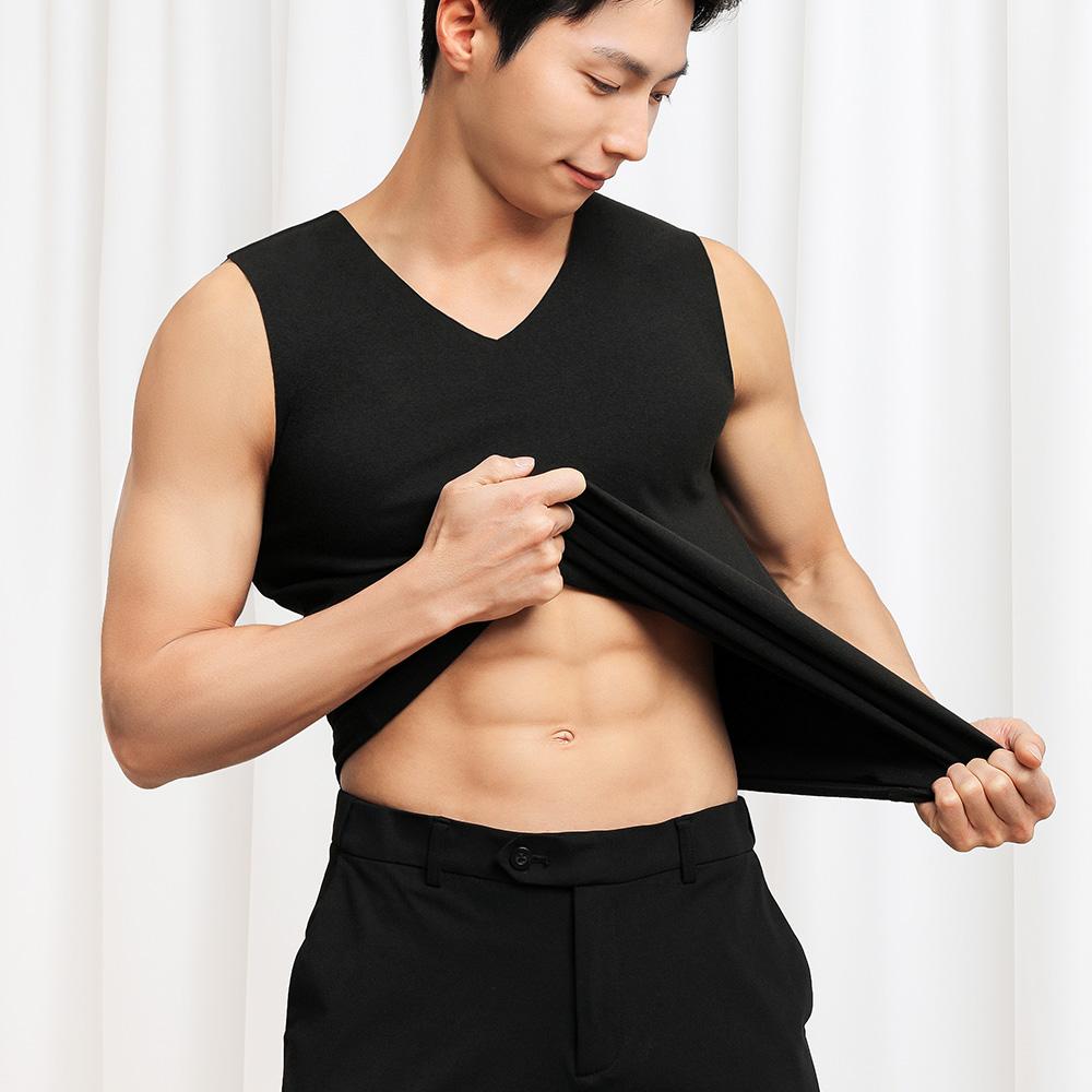 릴렉시즘 히트스킨 기모나시 3개입 남자 심리스 민소매 보온런닝