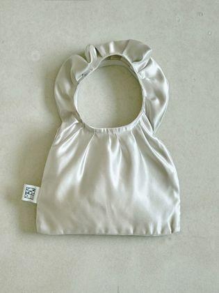 silk frill tote bag (2colors/S,M)