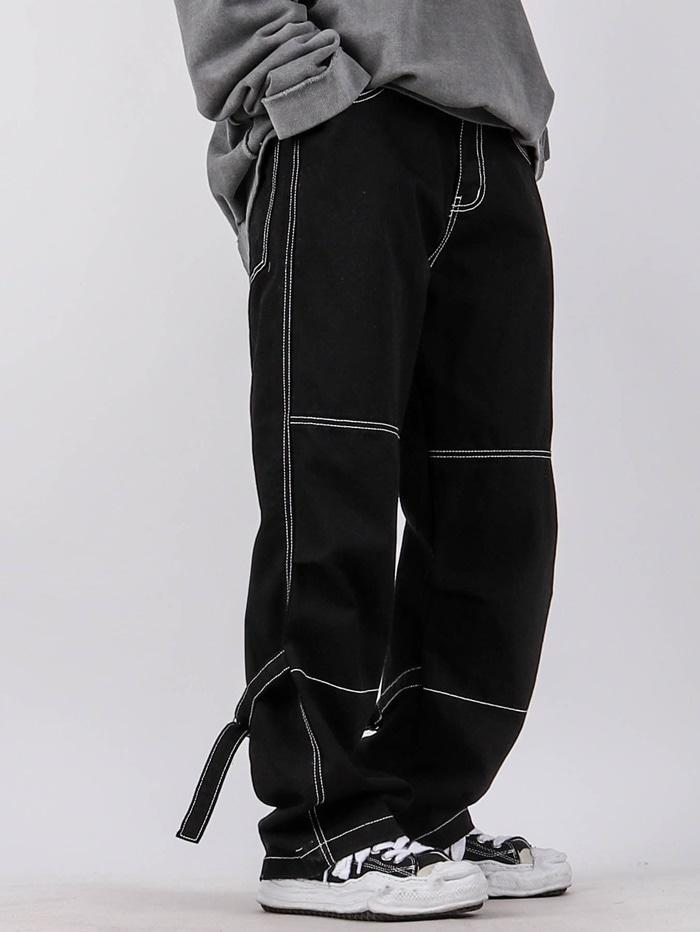 MG Strap Stitch Pants (2color)