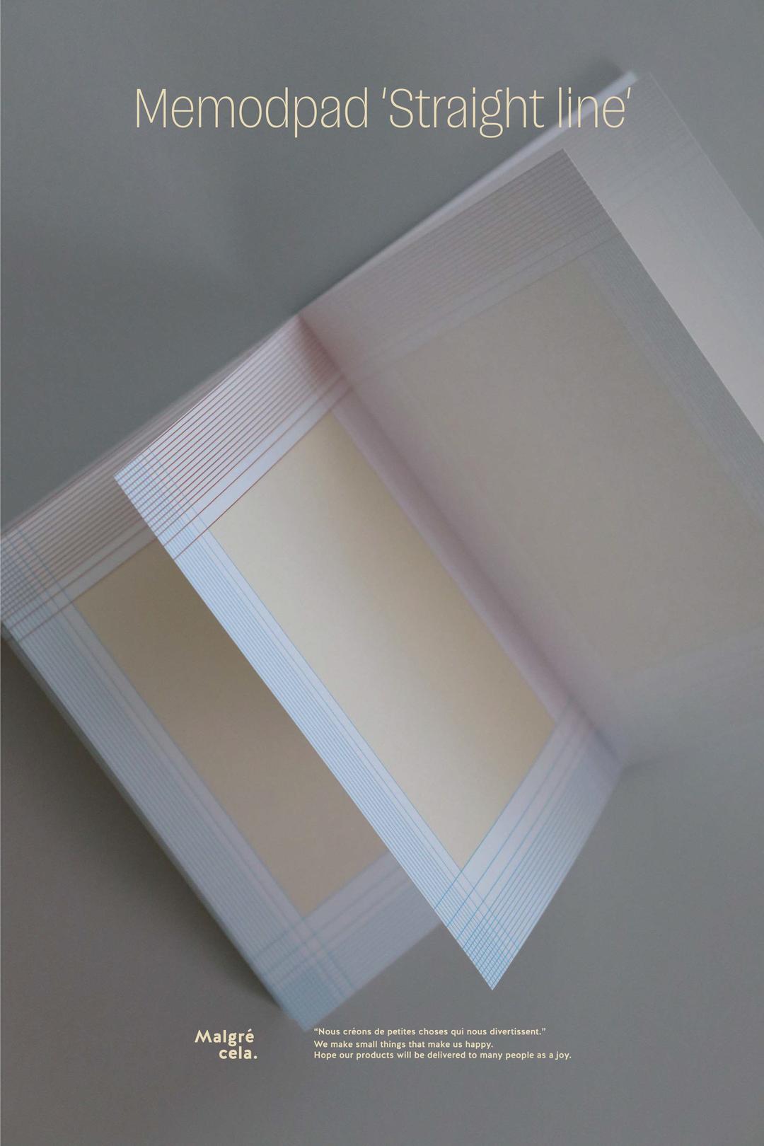 Memopad - Straight line