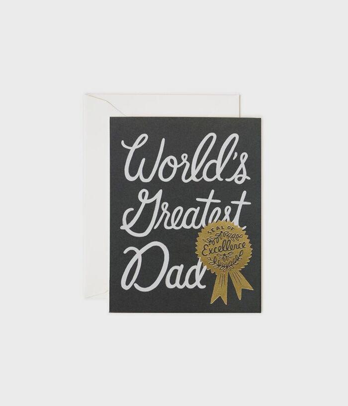 라이플페이퍼 Worlds Greatest Dad Card 어버이날 카드
