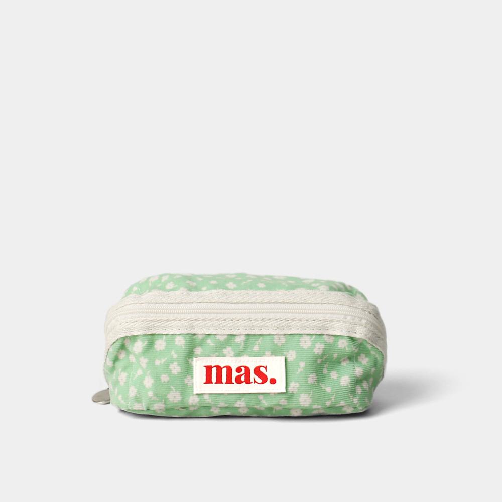 마스마룰즈 180도 Hapoom pencil cosmetic pouch _ Flower Mint