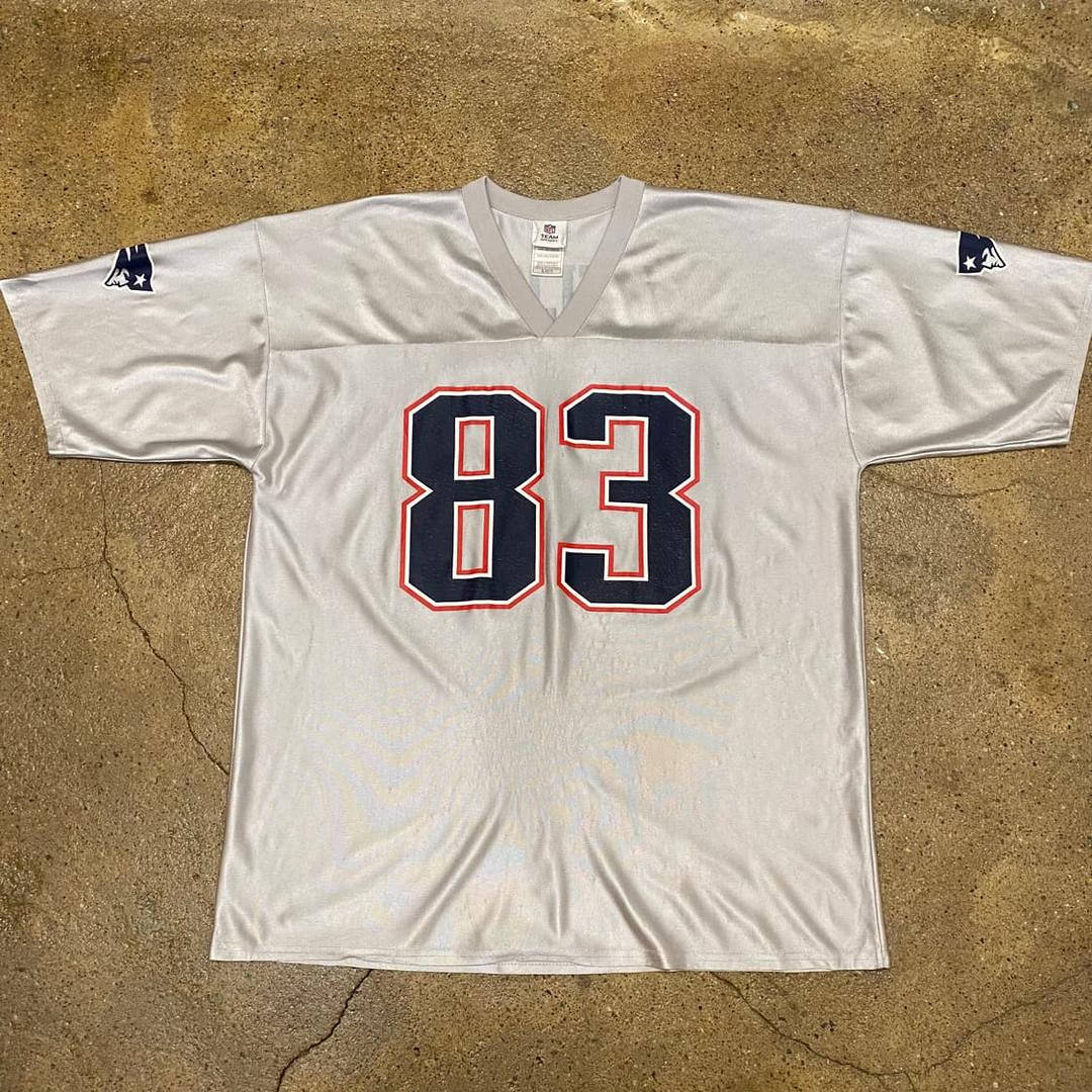 미국 빈티지 NFL 뉴잉글랜드 패트리어츠 미식축구 져지 | 후루츠패밀리