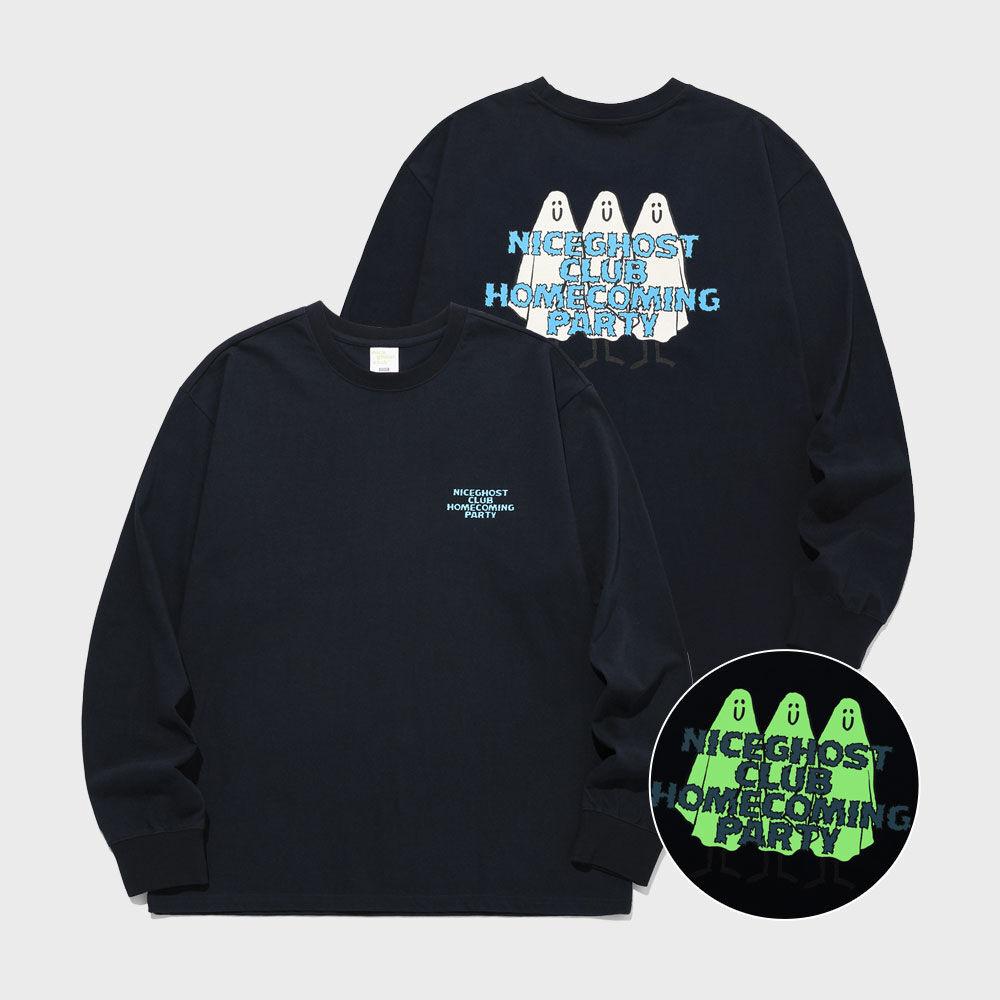 고스트 홈커밍 글로우 긴팔티셔츠_네이비(NG2CSUT552A)