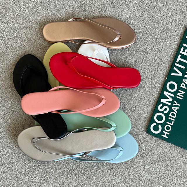 히든 베이직 쪼리 플립플랍 10color