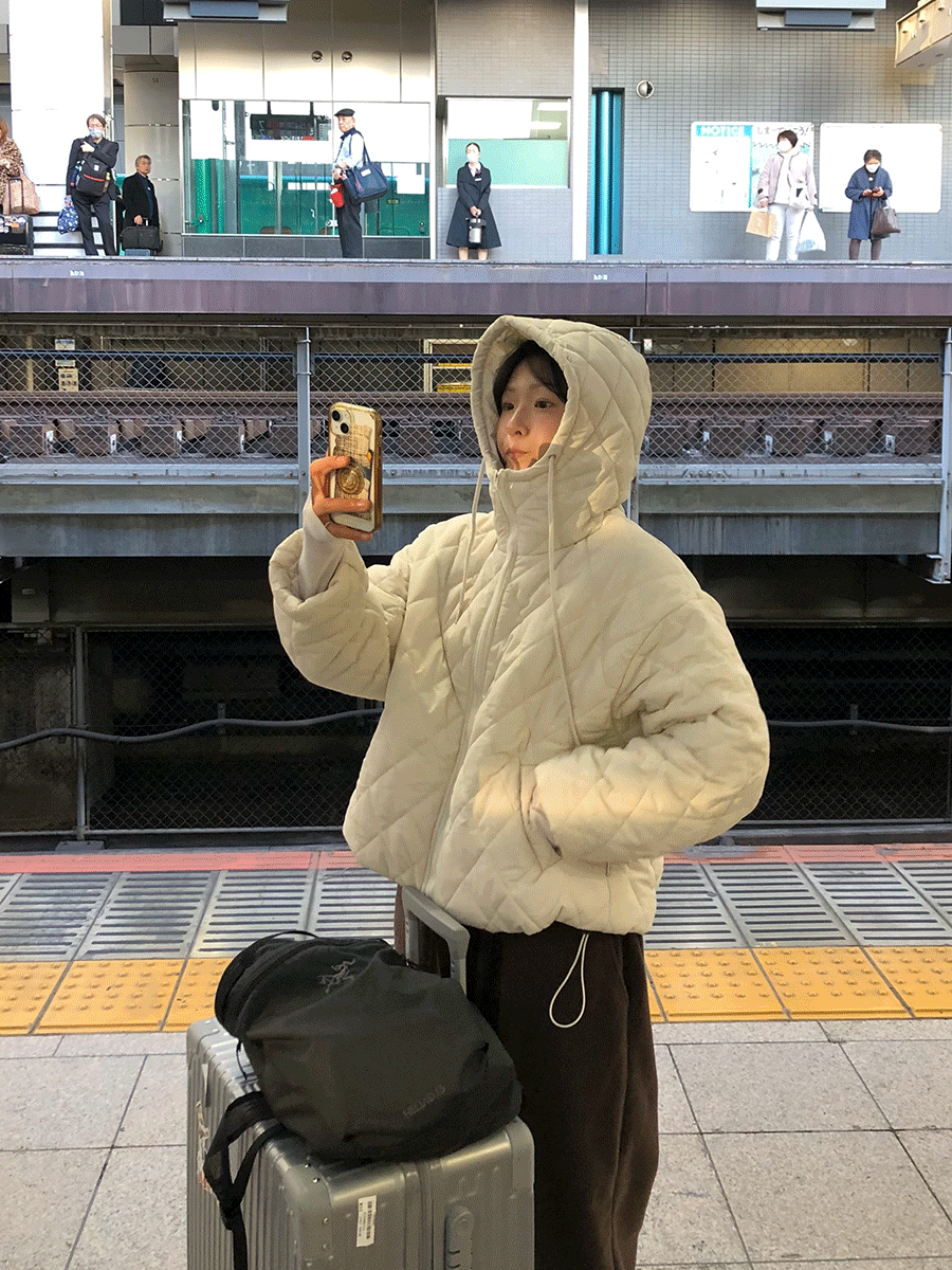 [ 모델 추천 ! ] 넥스 후드 패딩