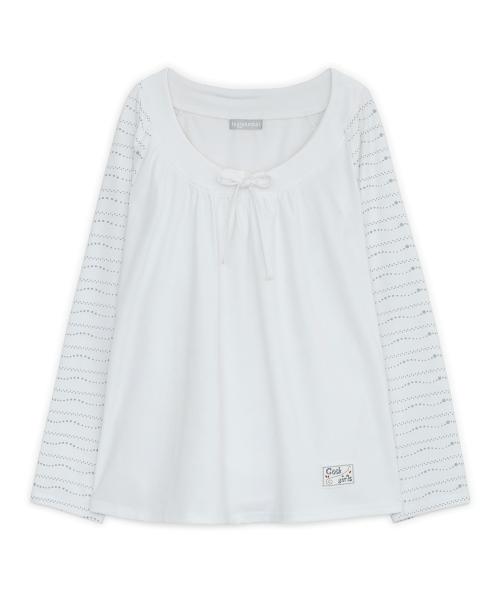 드로우 스트링 롱 슬리브 (아이보리)