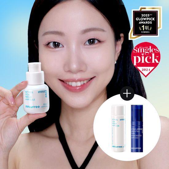[100개특가/민스코 Pick] 이니스프리 레티놀 시카 흔적 앰플 30mL 기획 세트(+25ml+PDRN 5ml)