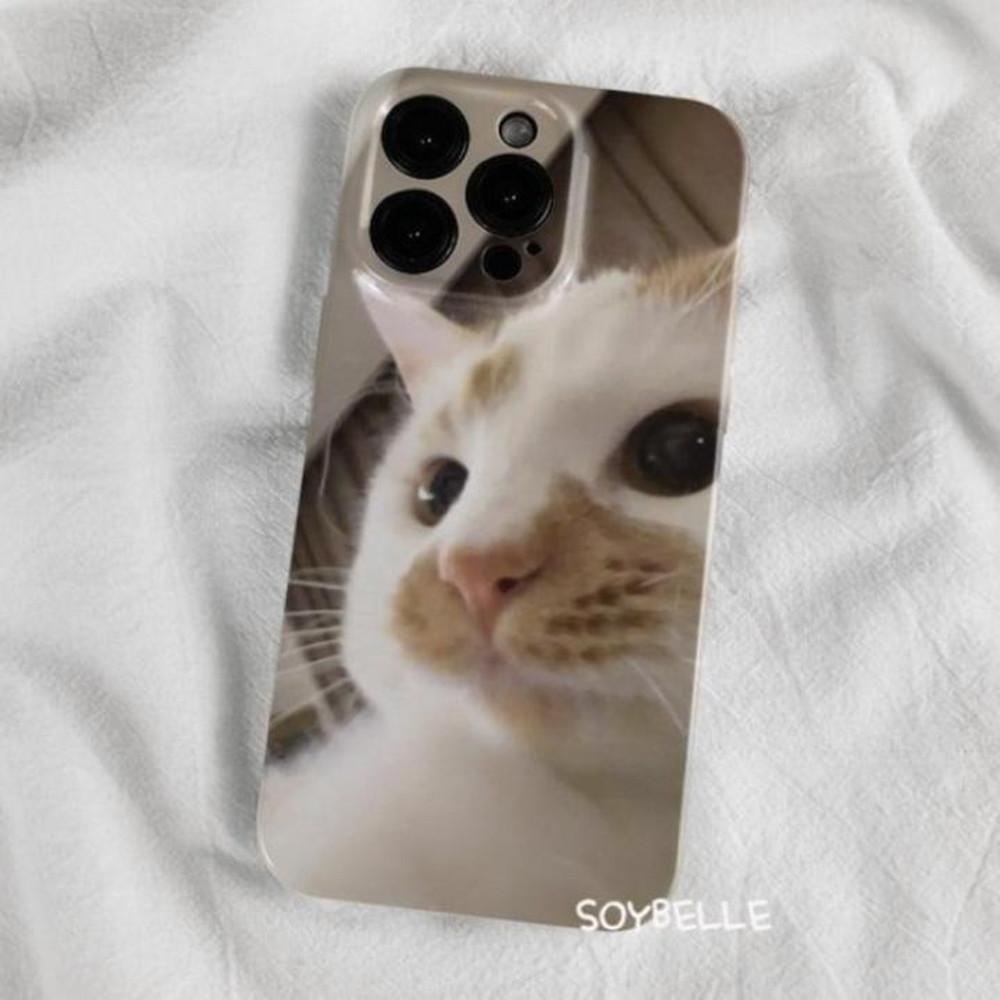소이벨 냥이 침대셀카 아이폰 커플 케이스 15 프로 전기종