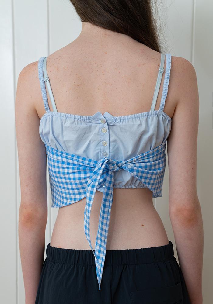 Balloon bustier (Blue)