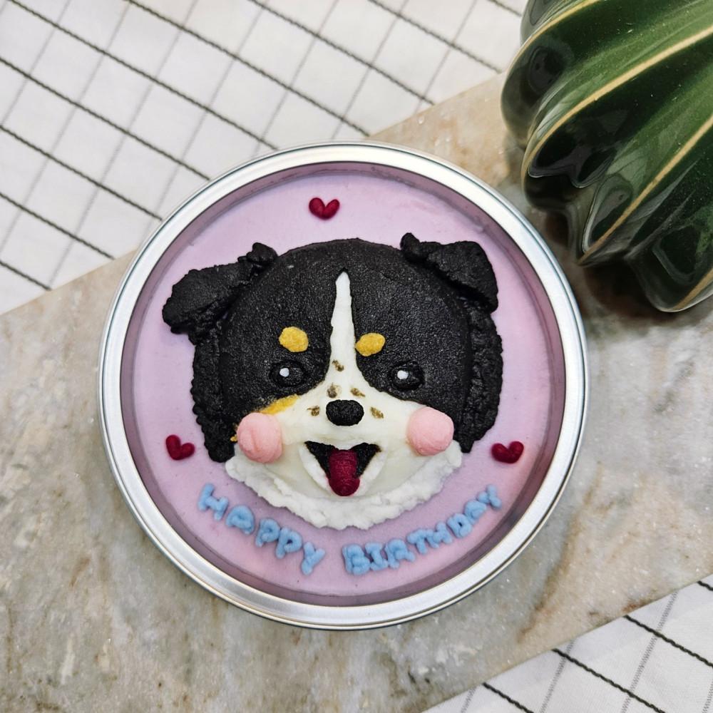 강아지 생일케이크 9cm 미니컵케이크 고구마 닭가슴살