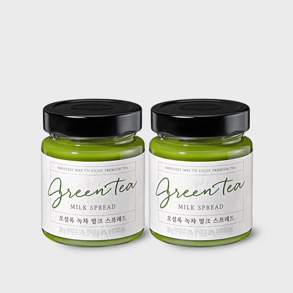 오설록 녹차밀크스프레드 200g x 2개