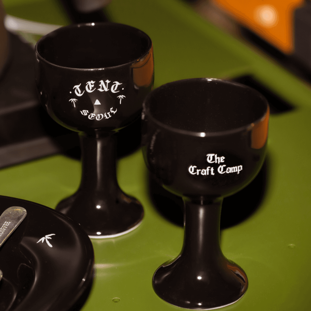 TCC 블랙 세라믹 고블렛잔 2P