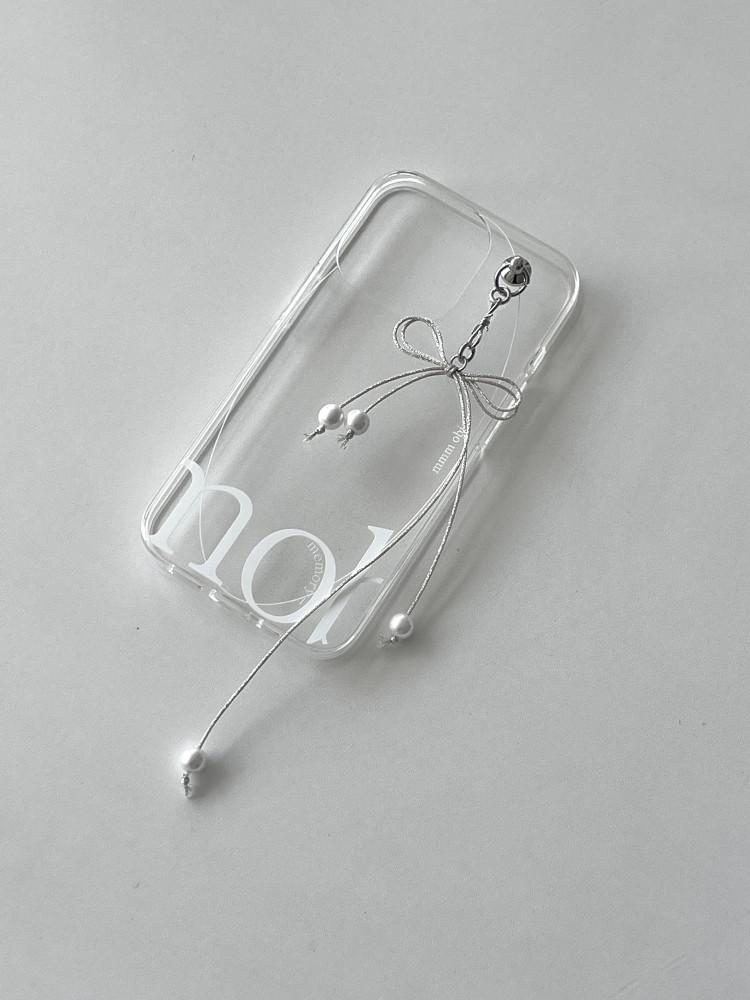 [mmmobject] 진주 리본 키링