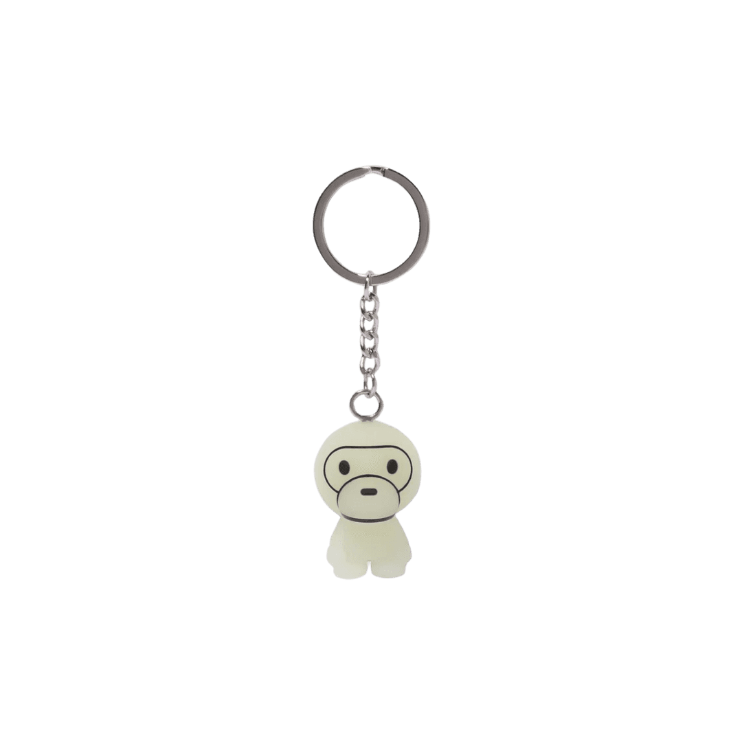 BAPE Glow in The Dark Baby Milo Keychain Green