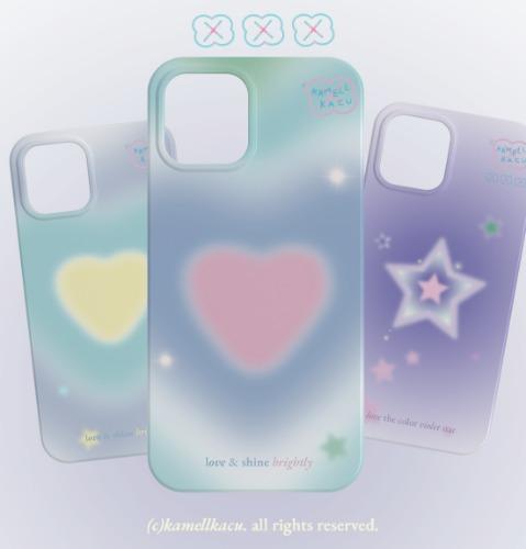 [4종] love & shine and star case