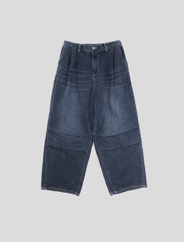 다트 벌룬 밴딩 데님