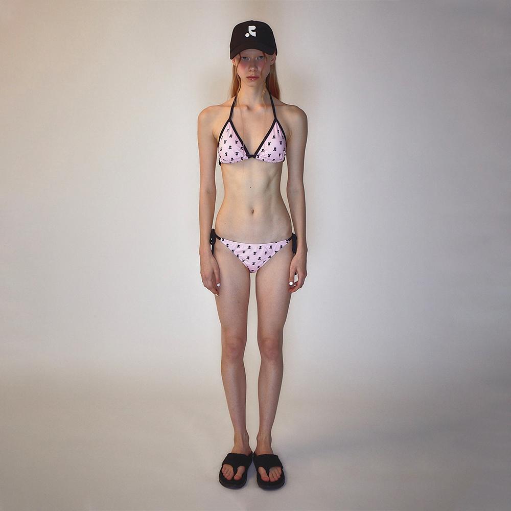 RR LOGO PATTERN BIKINI (PINK)