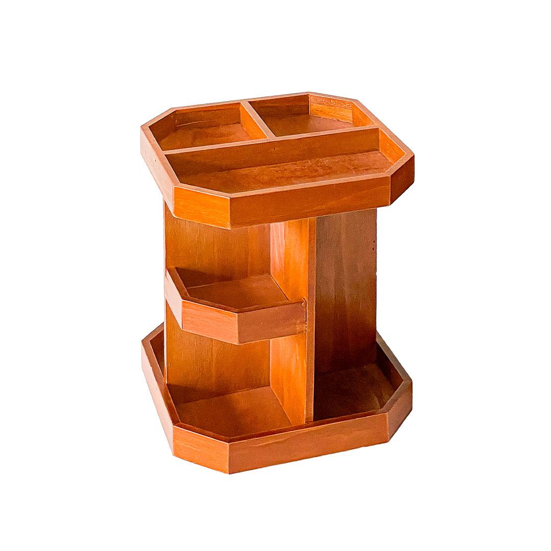 빈티지 원목 회전 선반 2타입