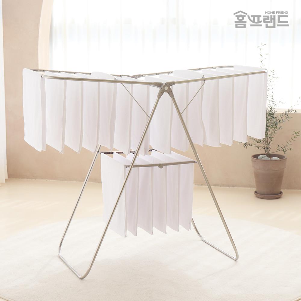 튼튼한 국민건조대 일반대형건조대 자취생 기숙사 원룸 자취건조대 (기본포장)