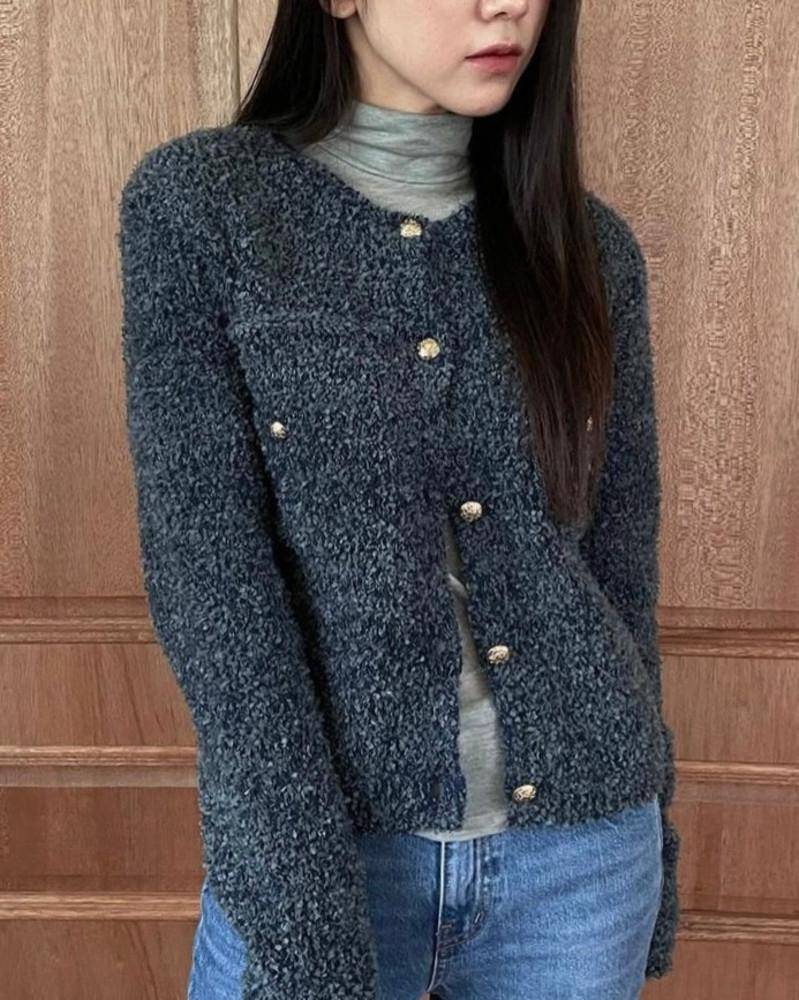 ETER 이터 트위드 부클 숏 자켓 (1color)