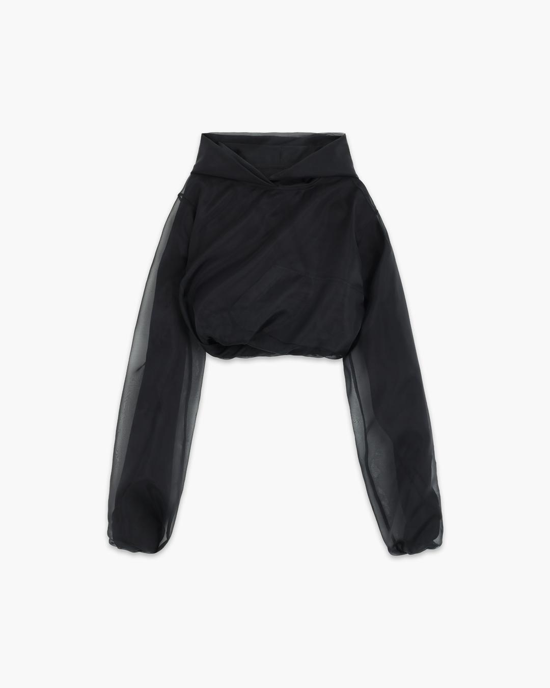 레이어드 크롭 후디