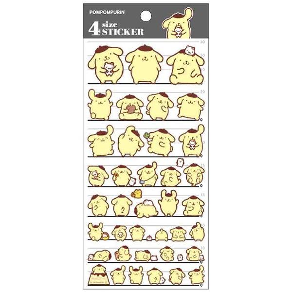 산리오 카미오 4사이즈 스티커 : 폼폼푸린