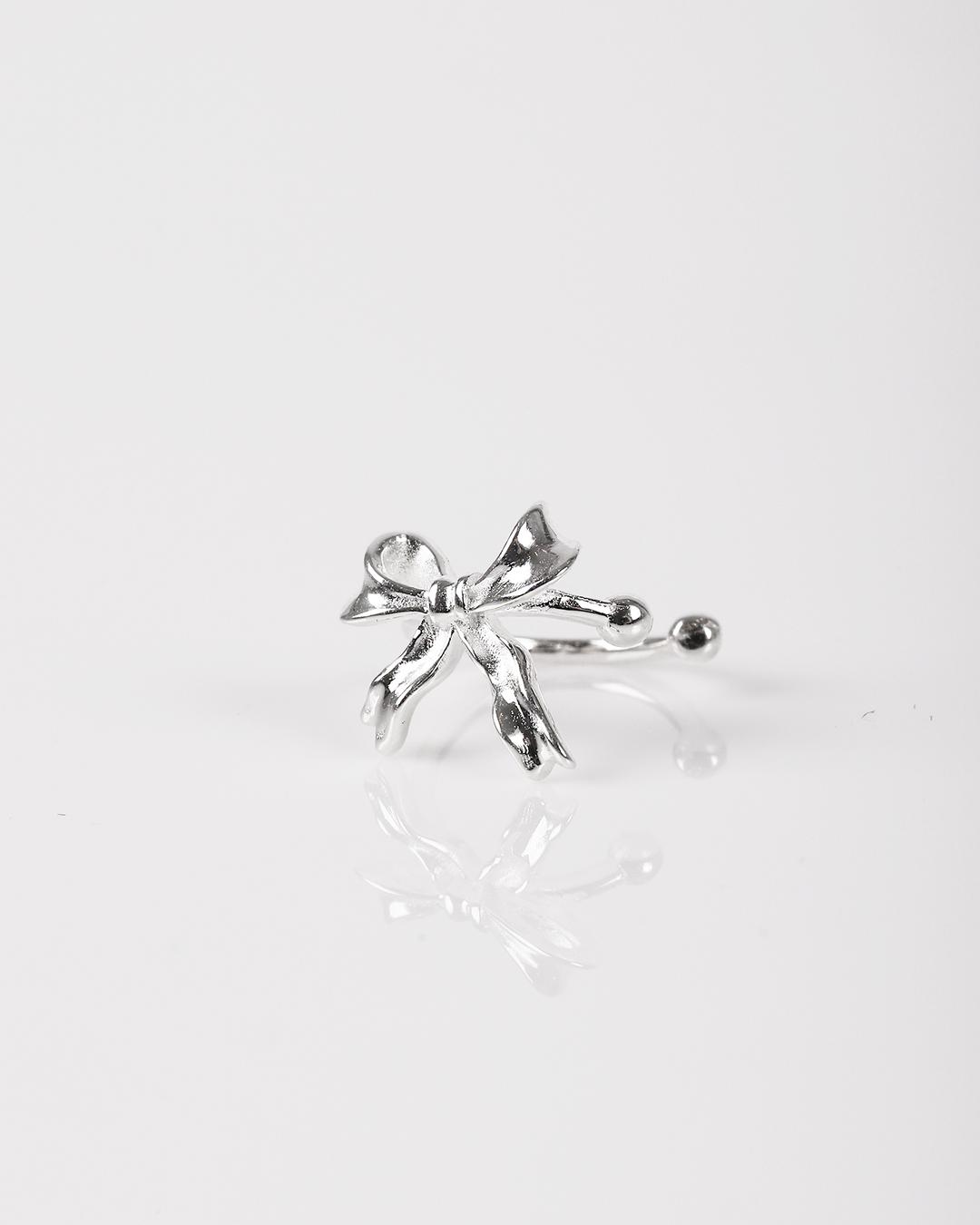🎀ribbon earcuff