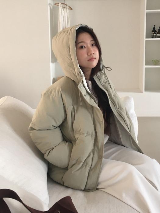 [민델리픽][에코핫]두굿_후드 패딩 점퍼_2colors