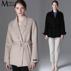 [최초가 298000원] 벨티드 로브형 하프코트